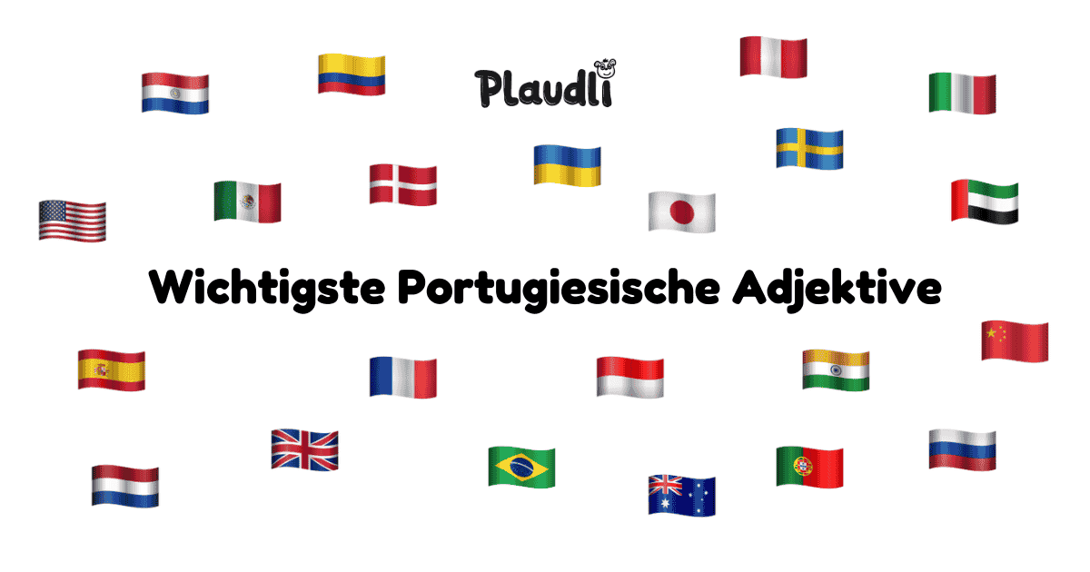 Die 500 Wichtigsten Portugiesischen Adjektive (Liste)