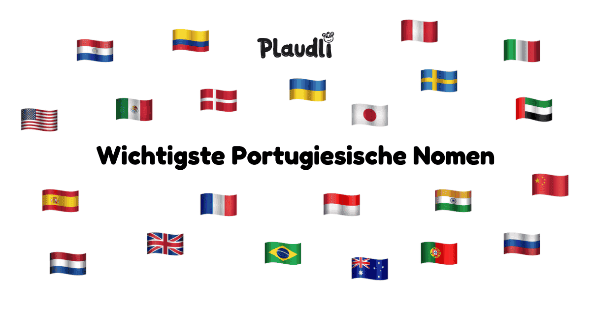 Die 500 Wichtigsten Portugiesischen Nomen (Liste)