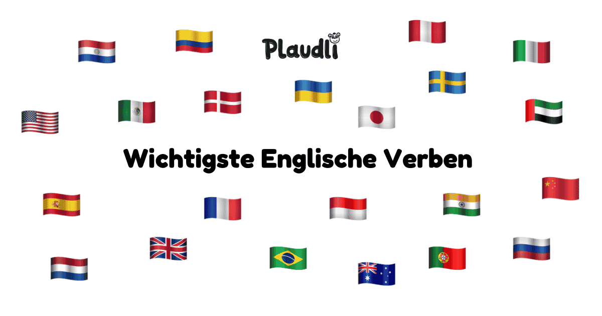 Die 550 wichtigsten englischen Verben (Liste)